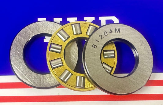 81204M Cylindrical Roller Thrust Bearings Bronze Cage 20x40x14 mm