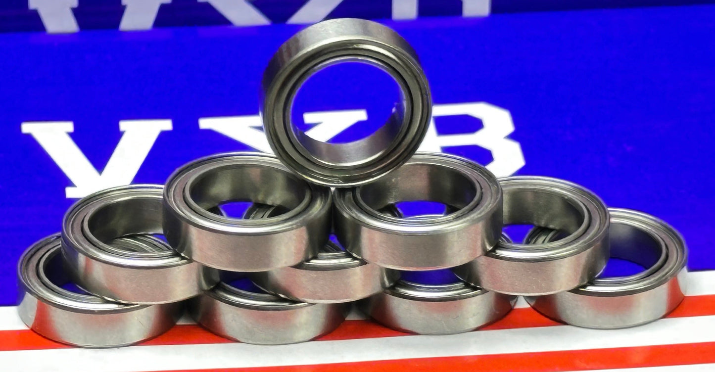 S6700ZZ Stainless Steel Shielded 10x15x4 Bearing Pack of 10