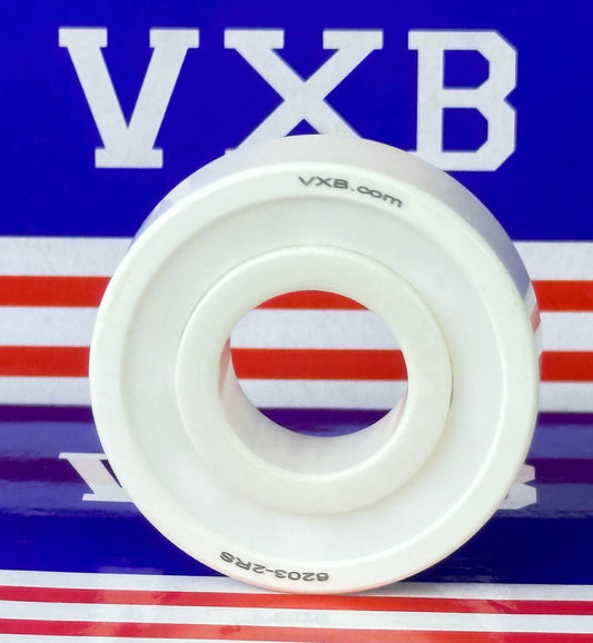 Wholesale Pack of 20 Full Ceramic 6203-2RS ZrO2  Ball Bearings 17x40x12