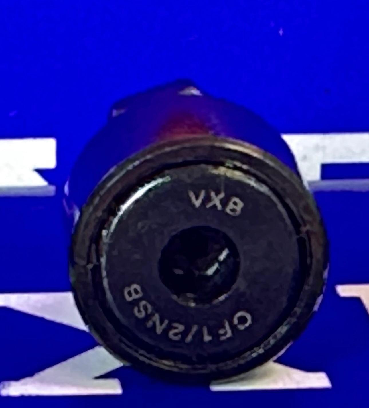 CF1/2NSB Cam Follower with an extremely fine Needle Roller Bearing 1/2"x3/8"x1/2" Inch - VXB Ball Bearings