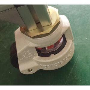2.36" inch Adjustable Height Floor Lock Heavy Duty Caster Wheel 60mm with M12 Threaded stem - VXB Ball Bearings