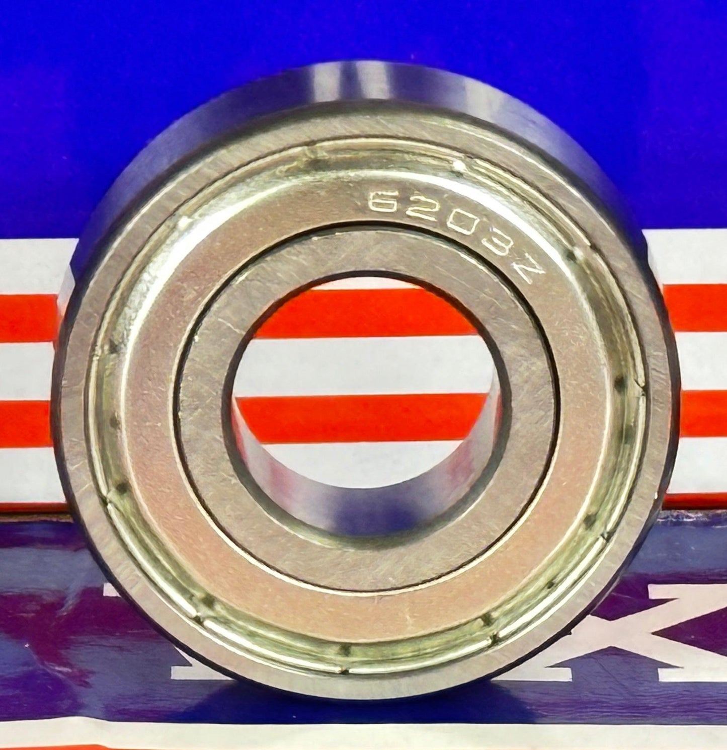 2 Bearing 6203ZZ 17x40x12 Shielded - VXB Ball Bearings