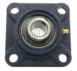 2 Bearing UCF-210-32 + Square Flanged Cast Housing Mounted Bearings - VXB Ball Bearings