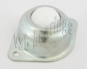 2 Holes Flange Ball Transfer Unit 1 Inch Mounted Bearings - VXB Ball Bearings