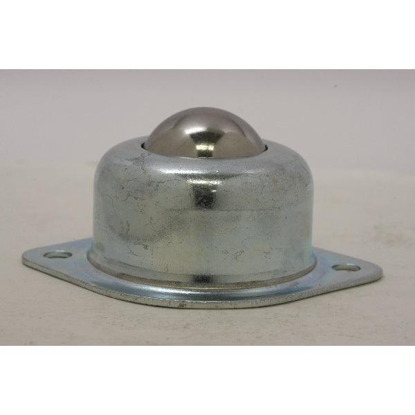 2 Holes Flange Ball Transfer Unit 1 inch pack of 10 Mounted Bearings - VXB Ball Bearings