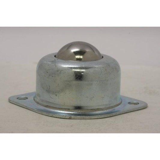 2 Holes Flange Ball Transfer Unit 1 inch pack of 10 Mounted Bearings - VXB Ball Bearings