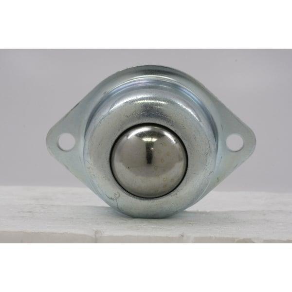 2 Holes Flange Ball Transfer Unit 1 inch pack of 10 Mounted Bearings - VXB Ball Bearings