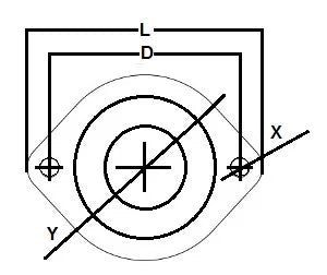 2 Holes Flange Ball Transfer Unit 1 inch pack of 10 Mounted Bearings - VXB Ball Bearings