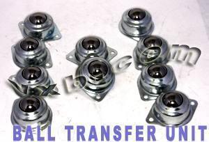 2 Holes Flange Ball Transfer Unit pack of 10 Mounted Bearings - VXB Ball Bearings