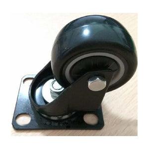 2"Inch Heavy Duty Black Swivel Caster Wheel with 220 lbs Load Rating-Pack of 10 - VXB Ball Bearings