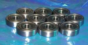 20 Bearing 606ZZ 6x17x6 Shielded Miniature - VXB Ball Bearings