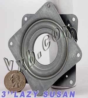 200 lbs Capacity 3 Lazy Susan Bearing 5/16 Thick Turntable Bearings - VXB Ball Bearings