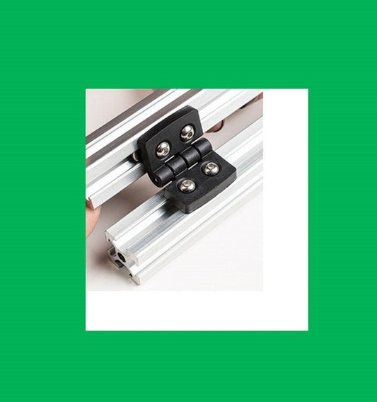 2020 Aluminum Profile Accessory, Zinc Alloy Black Hinge for Extrusion Profile - VXB Ball Bearings