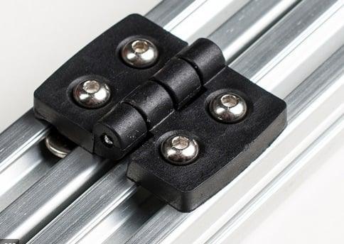 2020 Aluminum Profile Accessory, Zinc Alloy Black Hinge for Extrusion Profile - VXB Ball Bearings