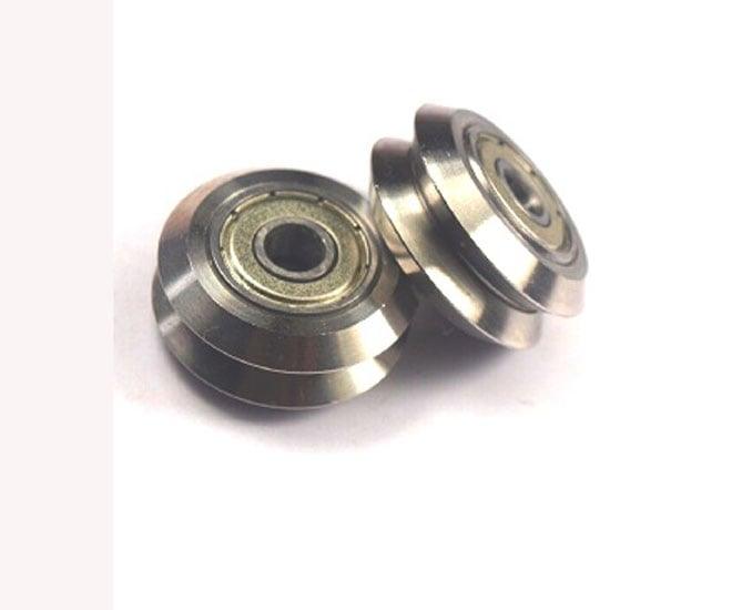 2020 V-Slot Profile Linear Motion 4x24x10mm Track Roller Bearing - VXB Ball Bearings