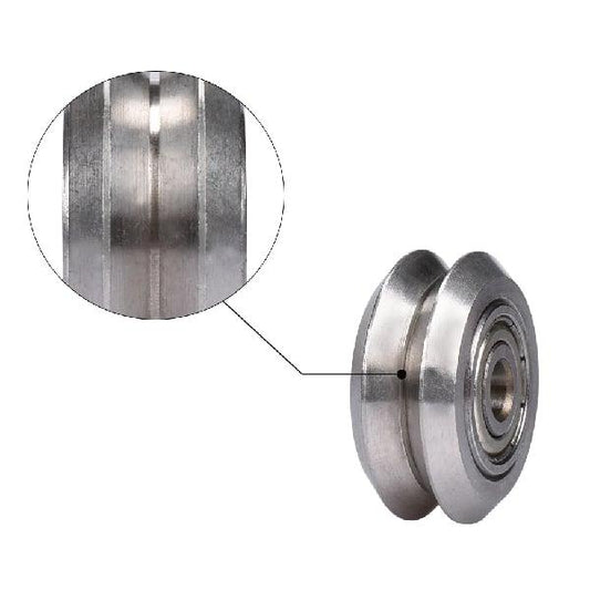 2020 V-Slot Profile Linear Motion 7x24x10mm Track Roller Bearing - VXB Ball Bearings
