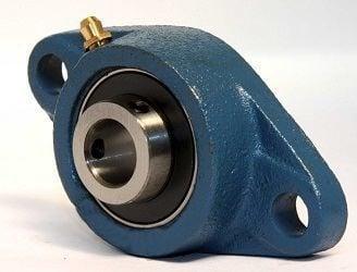20mm Bearing UCFL204 + 2 Bolts Flanged Cast Housing Mounted Bearings - VXB Ball Bearings