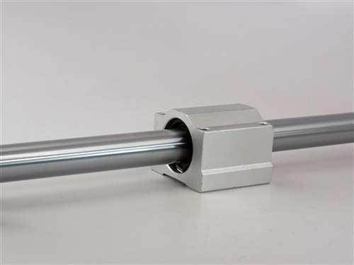 20mm CNC Router 13 Shaft w/Block & Bearing Linear Motion - VXB Ball Bearings