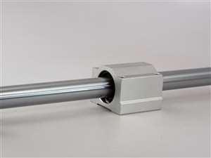 20mm CNC Router 60 Shaft w/Block & Bearing Linear Motion - VXB Ball Bearings