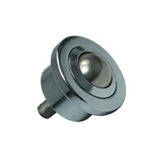 20mm Dia. Miniature Machined Conveyor Gravity Ball Transfer Unit with M5 Stem - VXB Ball Bearings