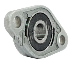 20mm Flange Bearing KFL004 Miniature Pillow Block Mounted Bearings - VXB Ball Bearings
