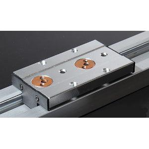 20mm=0.787" Inch Three roller Bearing Linear slide block without Linear guide - VXB Ball Bearings