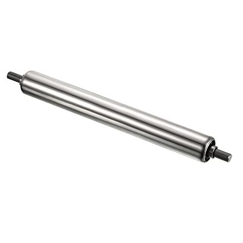Gravity Conveyor Roller 1" Diameter 8" inch Long Stainless Steel - VXB Ball Bearings