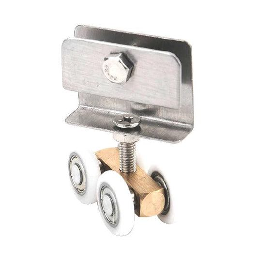 21mm OD Sliding Hanging Door Rail 4 Wheels Roller Hardware - VXB Ball Bearings