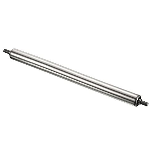 Gravity Conveyor Roller 1" Diameter 16" inch Long Stainless Steel - VXB Ball Bearings