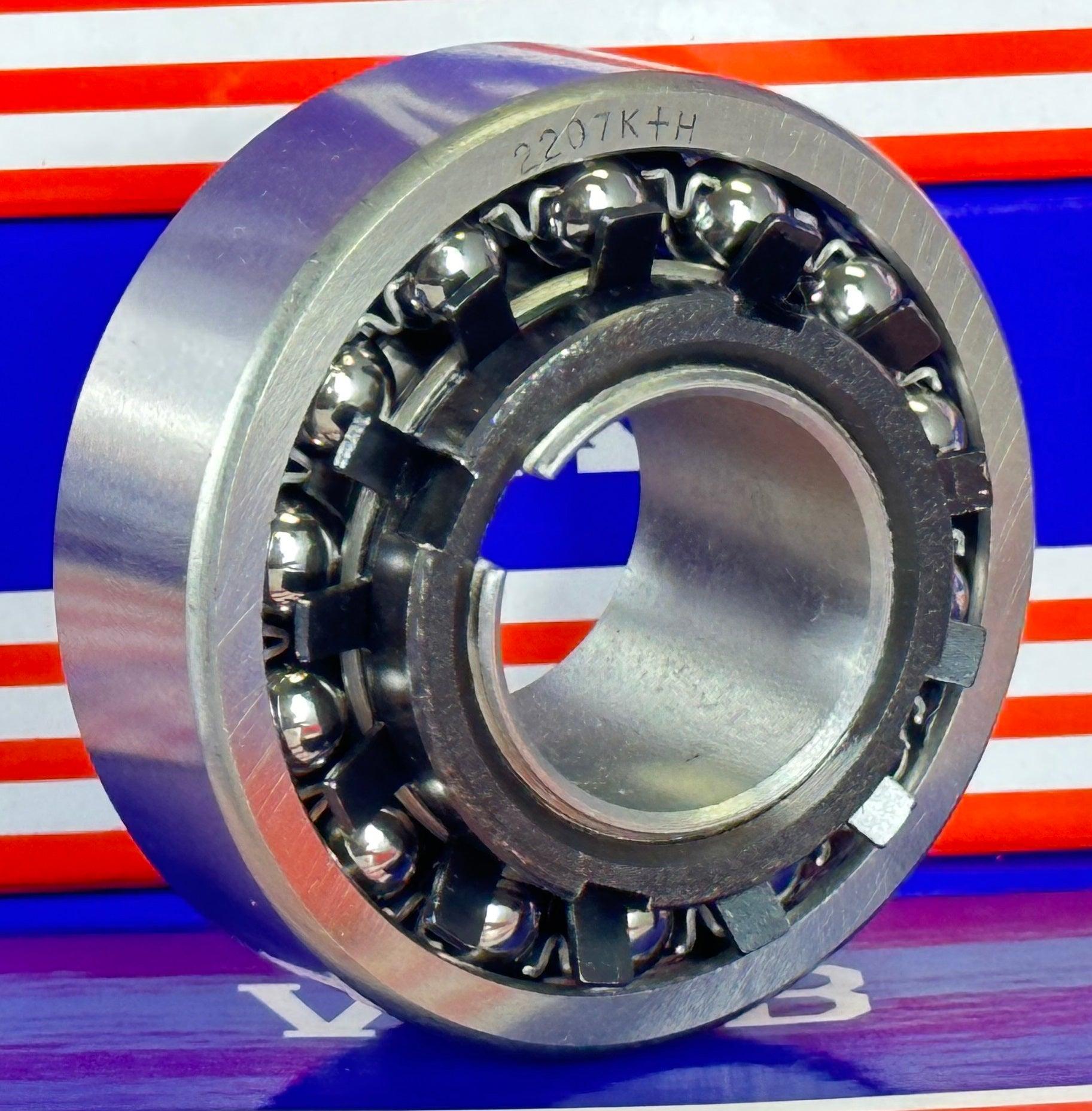 2207K+H Tapered Self Aligning Bearing with Adapter Sleeve 30x72x23 - VXB Ball Bearings