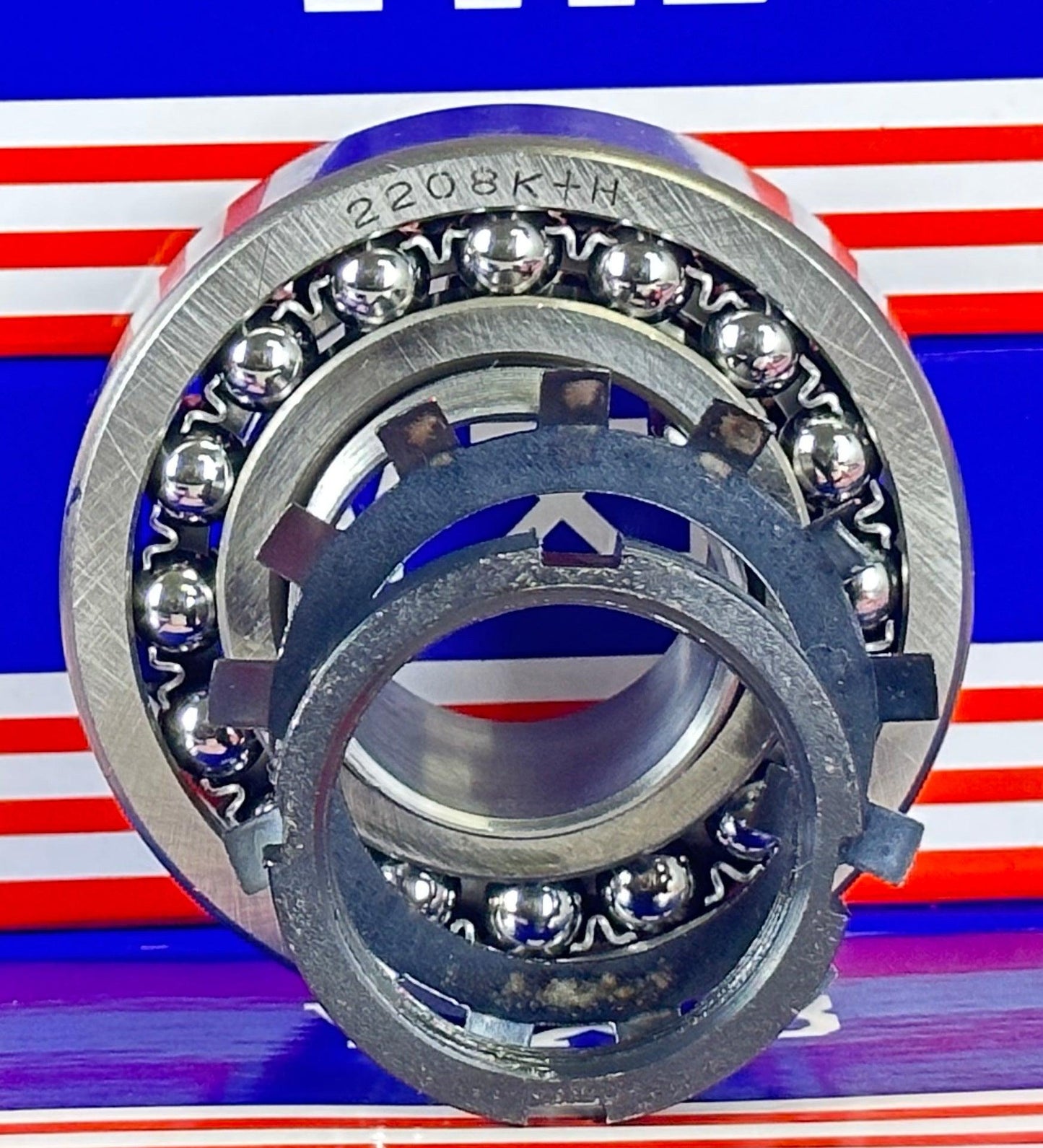 2208K+H Tapered Self Aligning Bearing with Adapter Sleeve 35x80x23 - VXB Ball Bearings