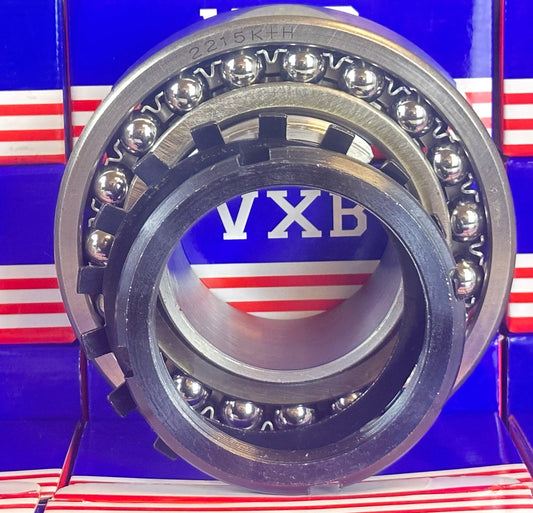 2215K+H Tapered Self Aligning Bearing with Adapter Sleeve 65x130x31 - VXB Ball Bearings