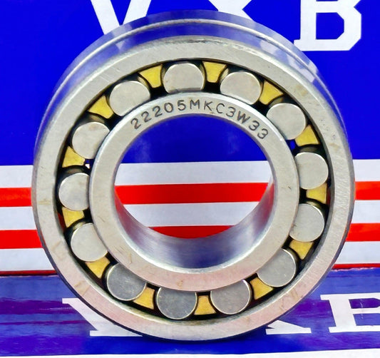22205MKC3W33 Spherical Roller Bearing 25x52x18 with Tapered Bore - VXB Ball Bearings