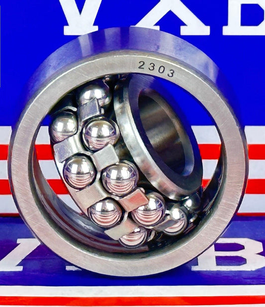 2303 Self Aligning Bearing 17x47x19 Ball Bearing - VXB Ball Bearings