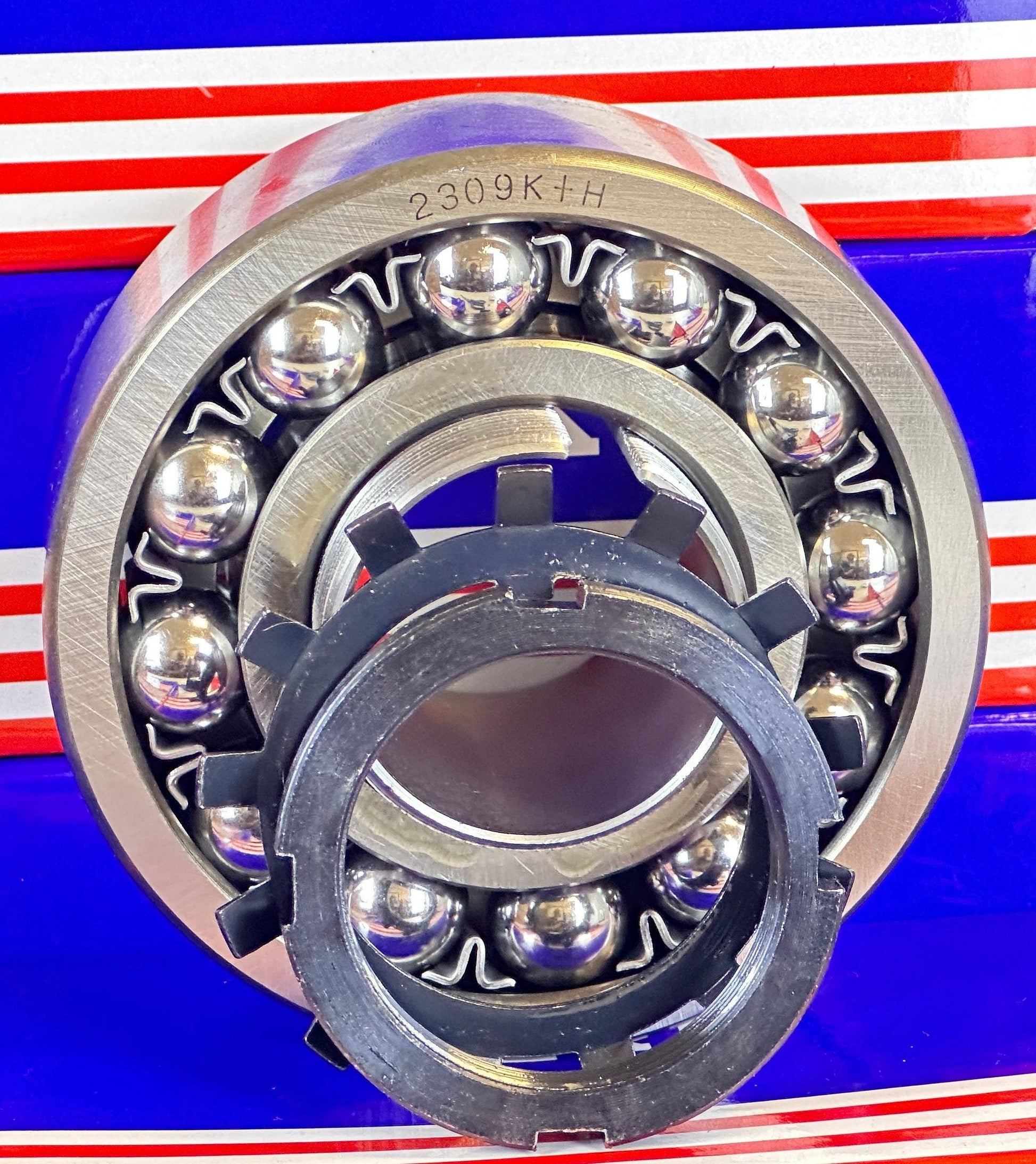 2309K+H Tapered Self Aligning Bearing with Adapter Sleeve 40x100x36 - VXB Ball Bearings