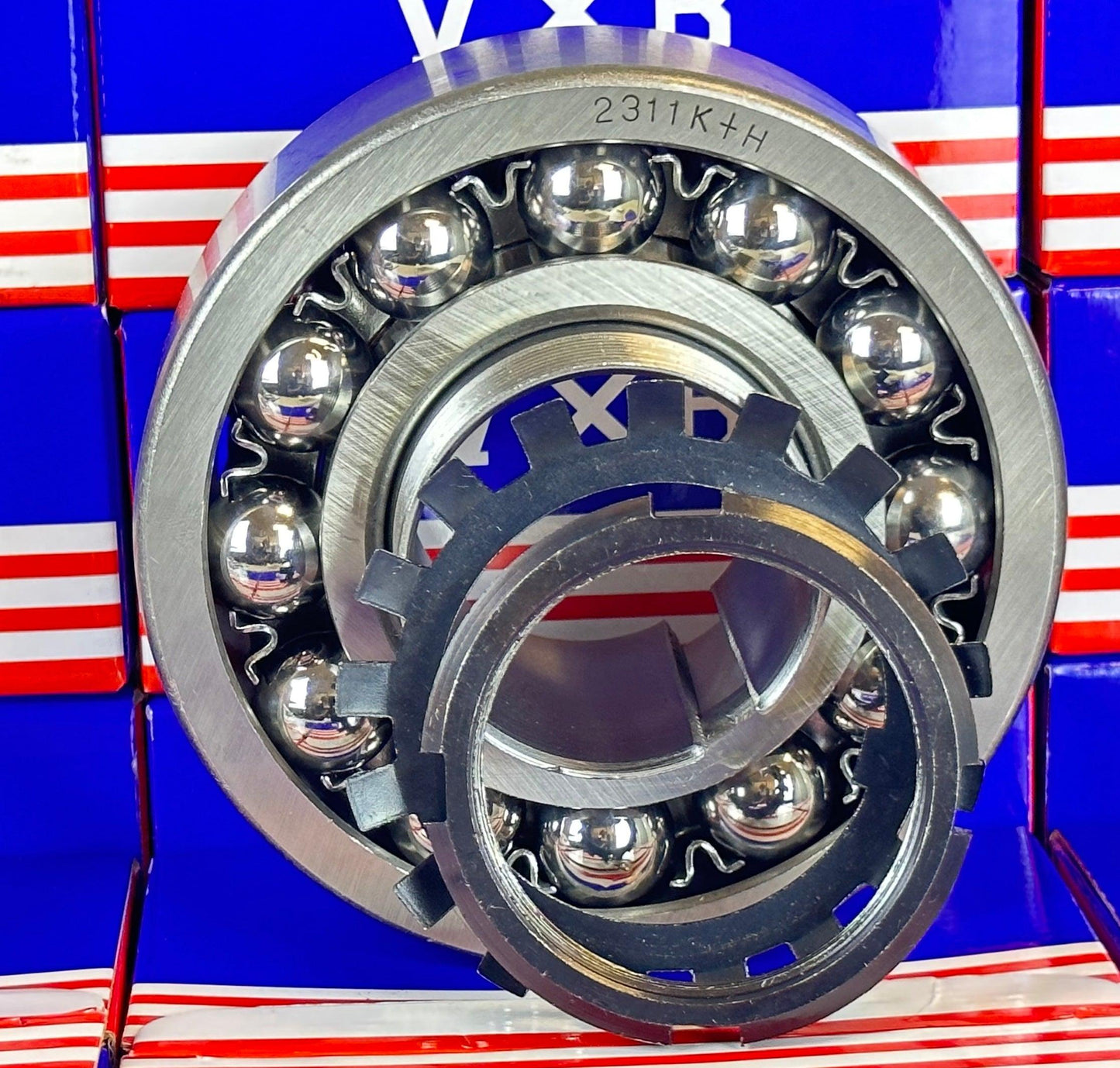 2311K+H Tapered Self Aligning Bearing with Adapter Sleeve 50x120x43 - VXB Ball Bearings