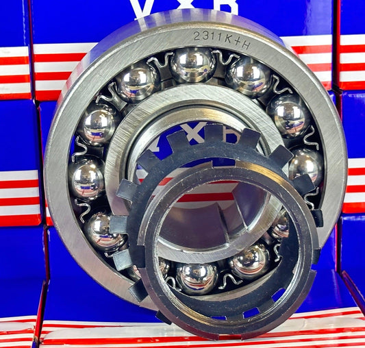 2311K+H Tapered Self Aligning Bearing with Adapter Sleeve 50x120x43 - VXB Ball Bearings