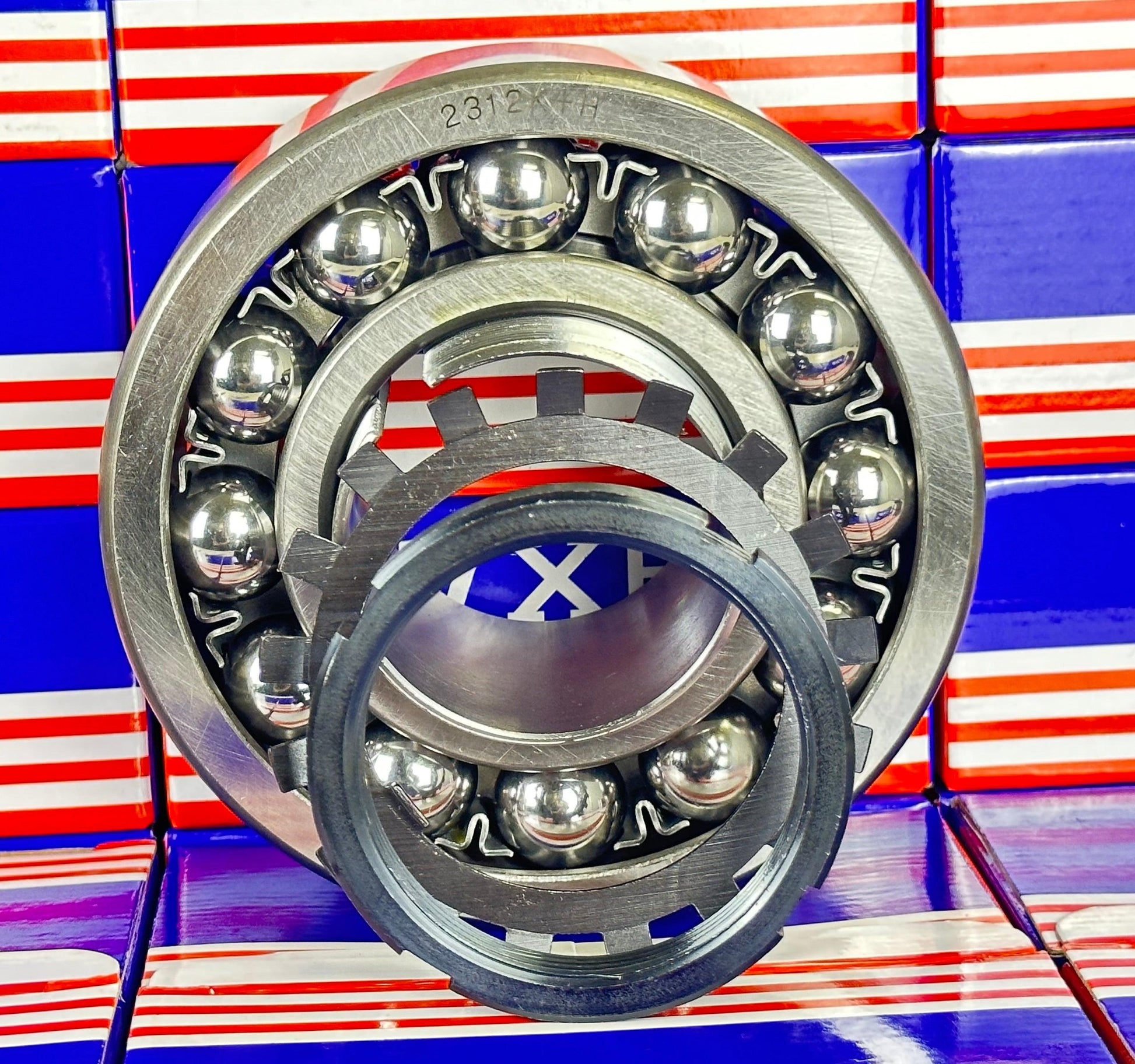 2312K+H Tapered Self Aligning Bearing with Adapter Sleeve 55x130x46 - VXB Ball Bearings