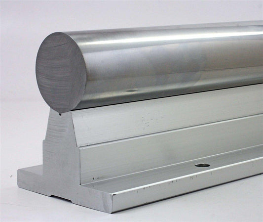 25mm 120" inch Aluminum Supported Rail Guideway Linear Motion System - VXB Ball Bearings