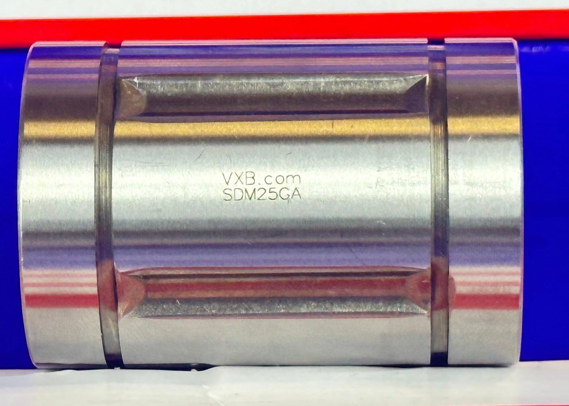 25mm Ball Bushing SDM25GA Steel Retainer Linear Motion Bearings - VXB Ball Bearings