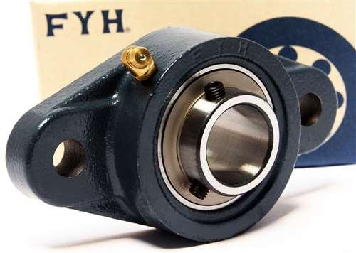 25mm Bearing UCFL205 + 2 Bolts Flanged Cast Housing Mounted Bearings - VXB Ball Bearings