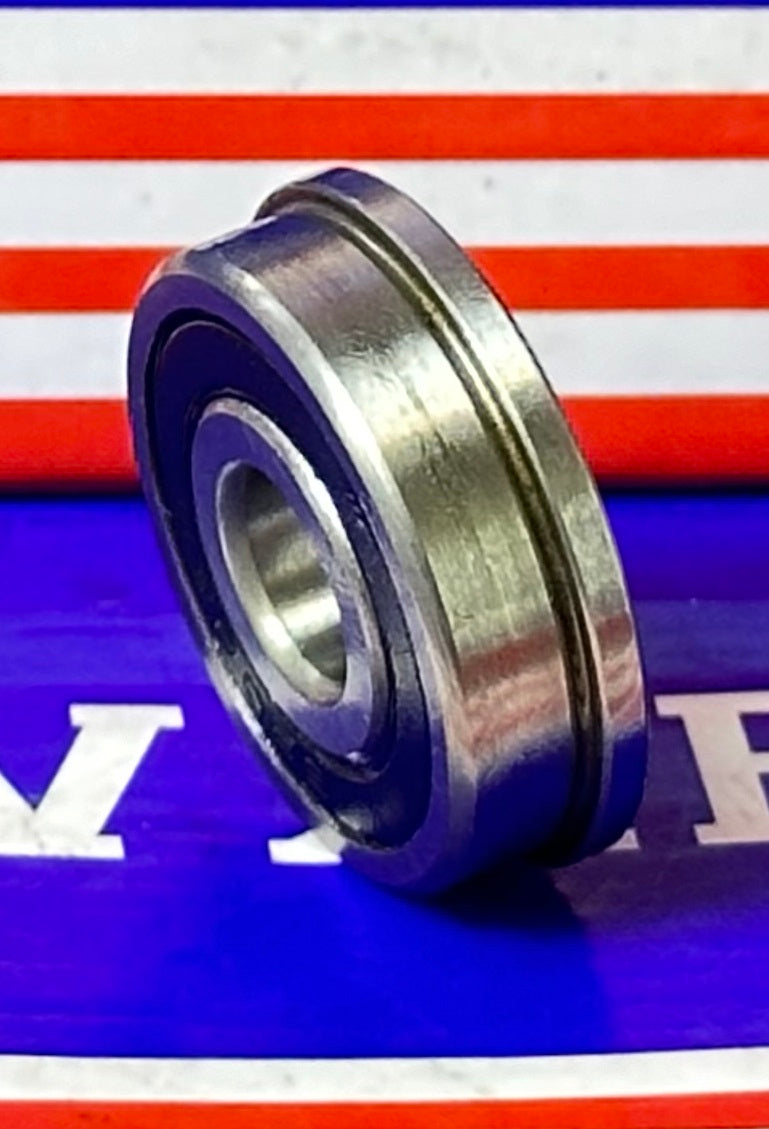 F6200-2RS  Flanged Sealed Miniature Bearing 10x30x9