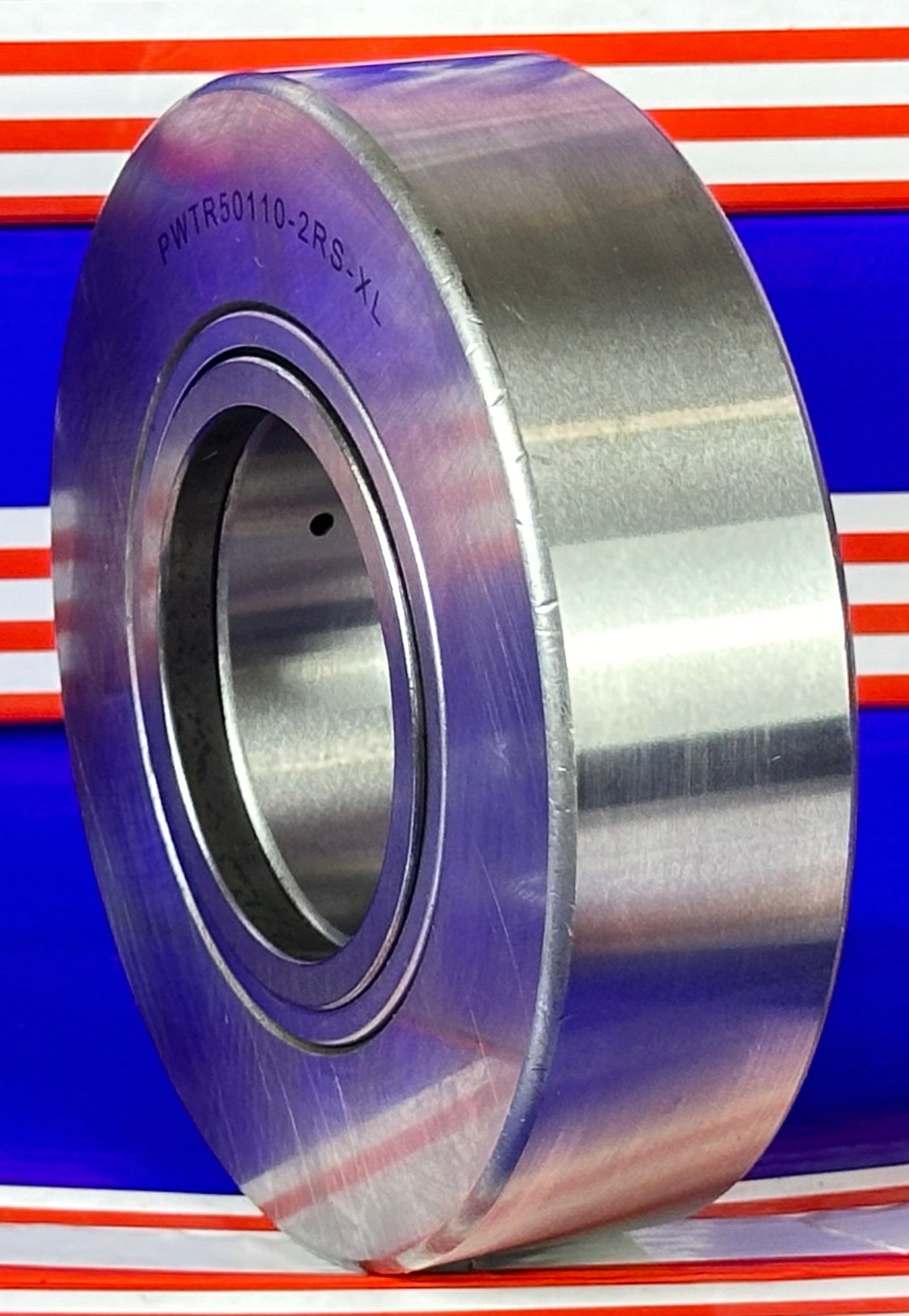 PWTR50110-2RS-XL Track Rollers Bearing Cam Follower with Cylindrical Roller Set with 2 Rubber Seal 50x110x32mm