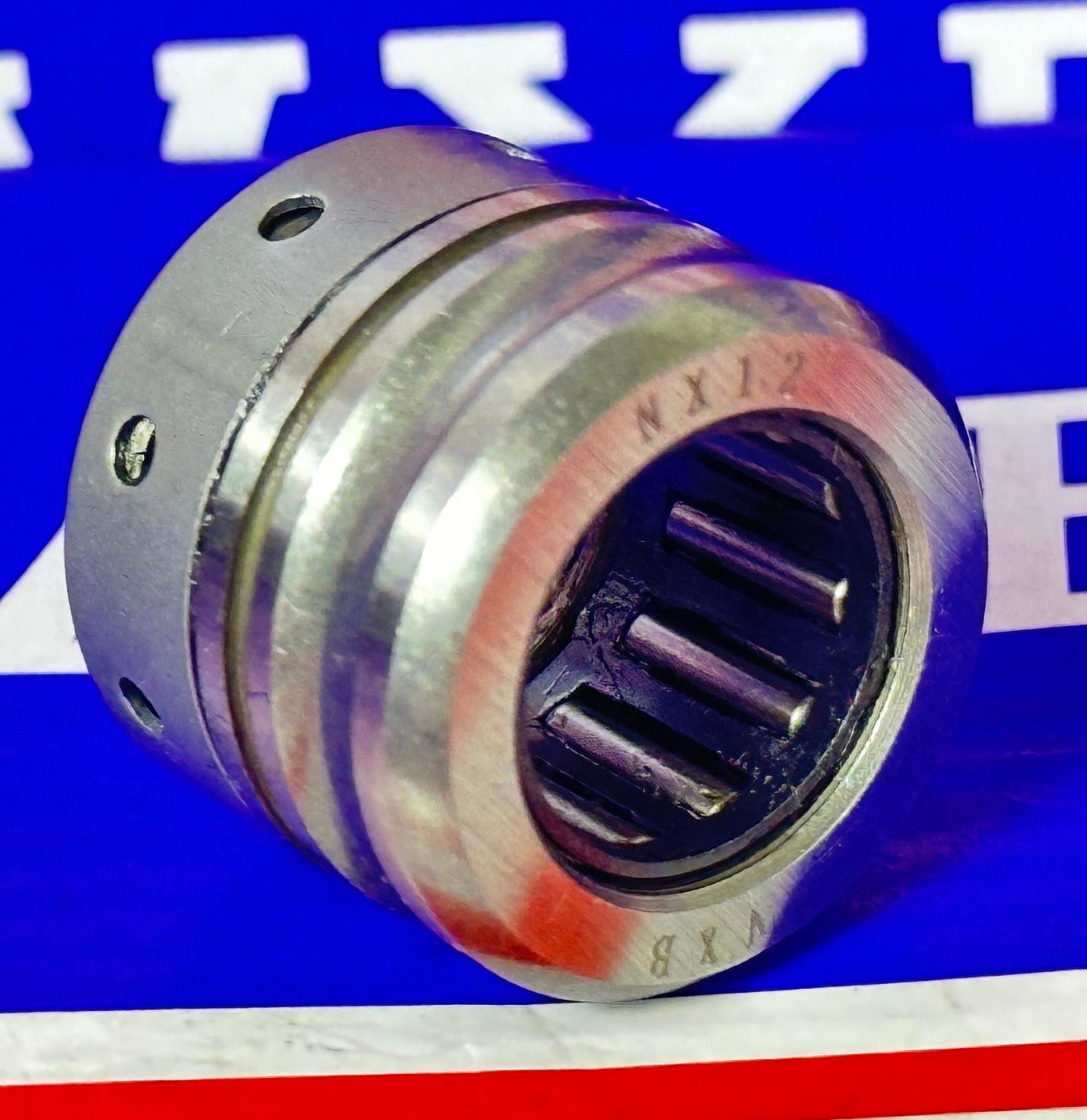 NX12 Needle Roller / Full Comp Thrust Ball Bearing with Closure Ring 12x21x18mm