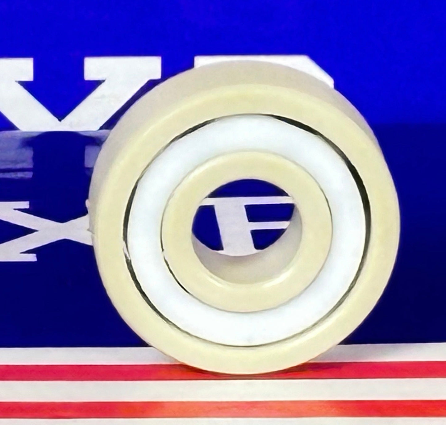 PEEK 608 Ball Bearing PTFE cage Si3N4 Ceramic Balls 8x22x7