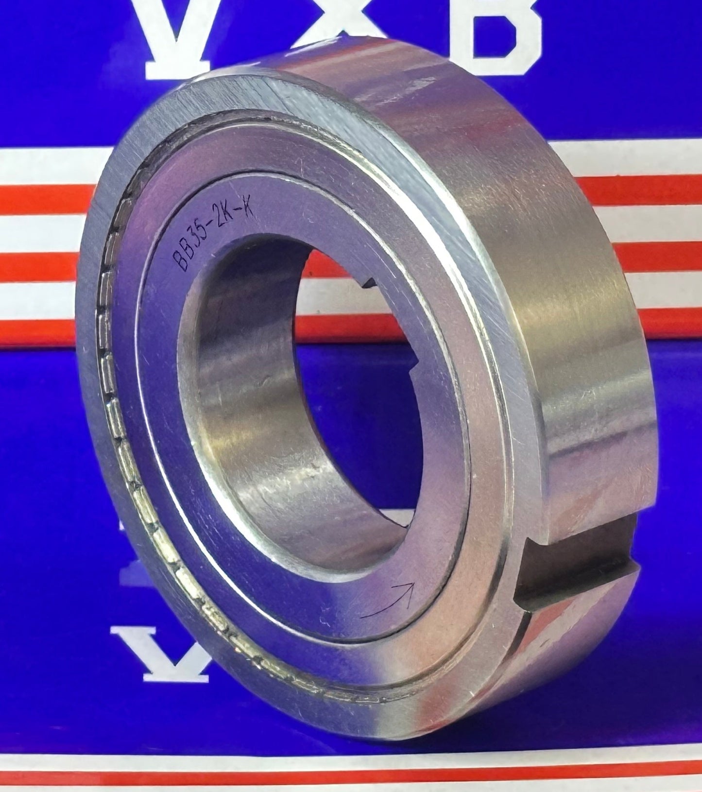 BB35-2K-K One Way Bearing Shield Sprag Freewheel Clutch Bearings With One Key-way on the inner Ring