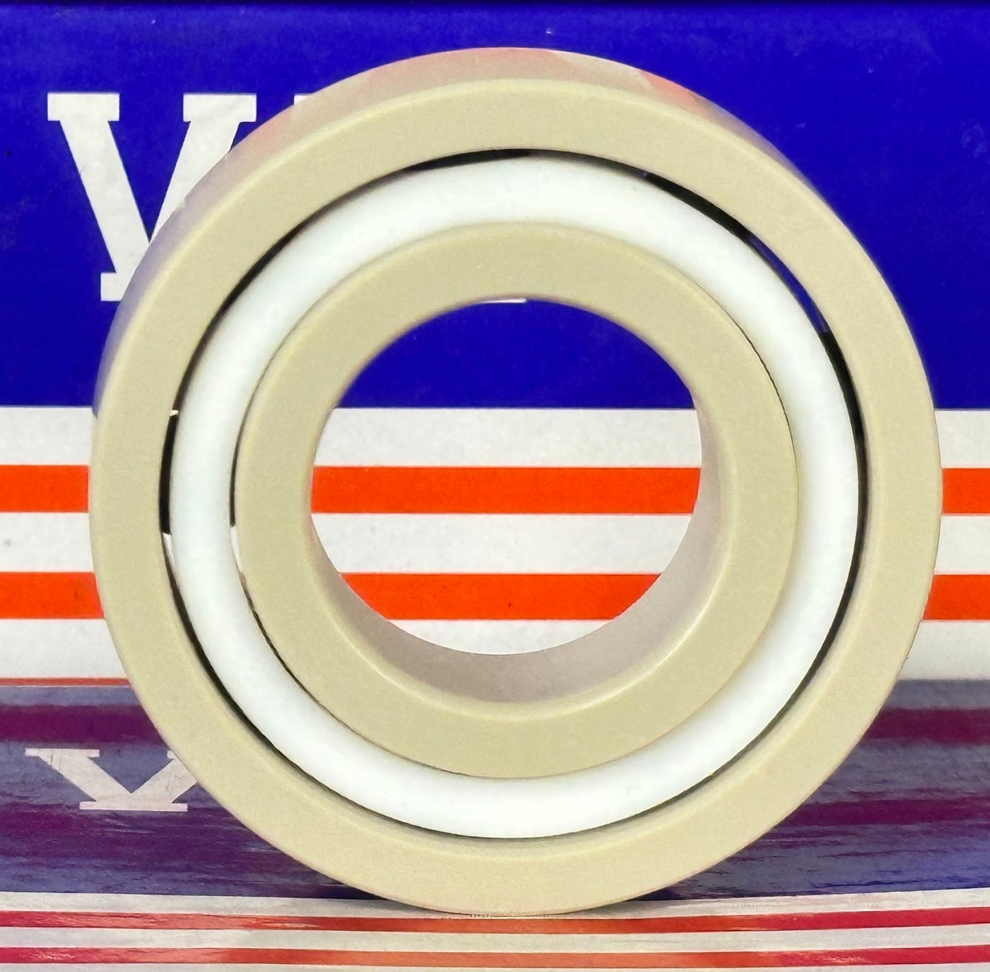 PEEK 6205 Ball Bearing PTFE cage Si3N4 Ceramic Balls 25x52x15