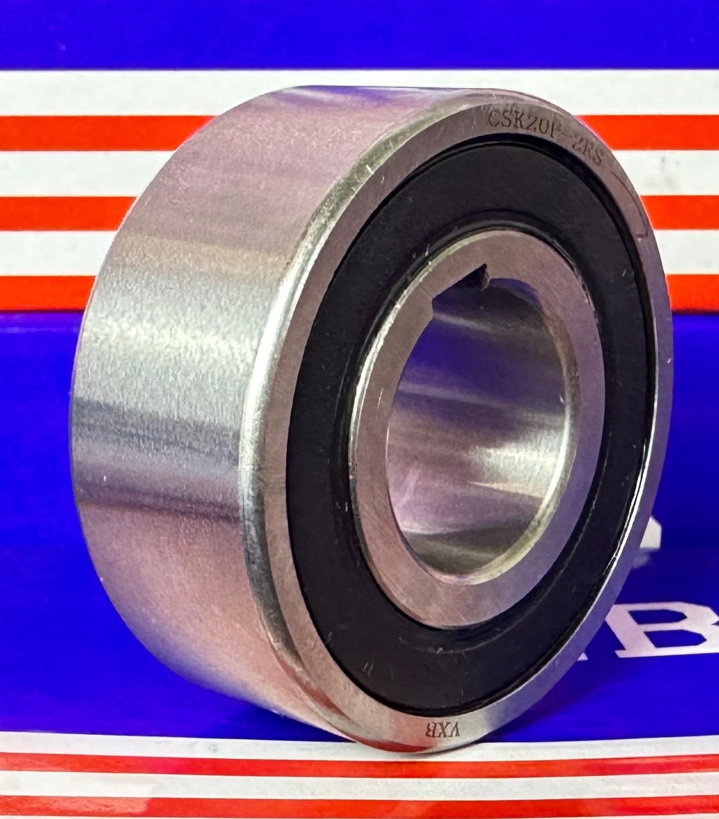 CSK20P-2RS One way Bearing Sealed Sprag Freewheel Clutch With One Key-way on the inner Ring