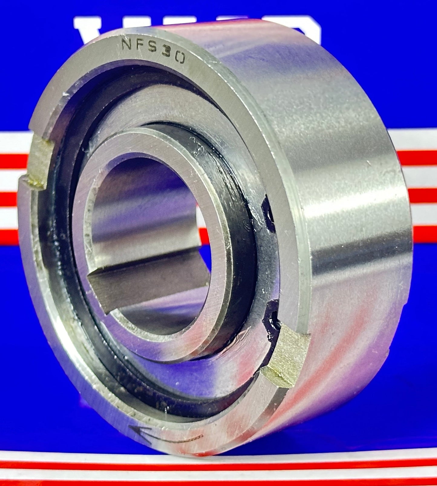 NFS30 One Way 30x72x27 Bearing Support Required Backstop Clutch