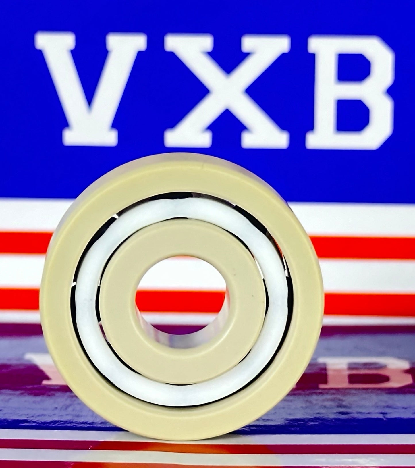 PEEK 6200 Ball Bearing PTFE cage Si3N4 Ceramic Balls 10x30x9